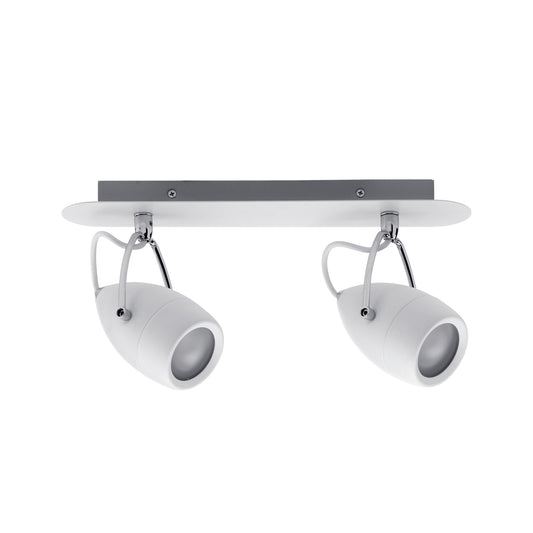 Paulmann Spotlight Drop IP44 max 2x10W GU10 Weiß/Chrom 230V Metall