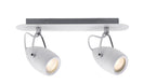 Paulmann Spotlight Drop IP44 max 2x10W GU10 Weiß/Chrom 230V Metall