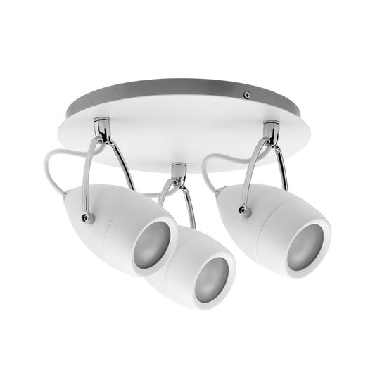 Paulmann Spotlight Drop IP44 max. 3x10W GU10 Weiß/Chrom 230V Metall