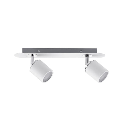 Paulmann Spotlight Tube IP44 max 2x10W GU10 Weiß/Chrom 230V Metall