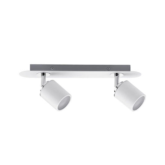 Paulmann Spotlight Tube IP44 max 2x10W GU10 Weiß/Chrom 230V Metall
