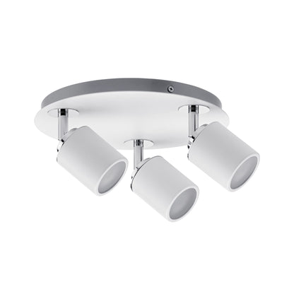 Paulmann Spotlight Tube IP44 Rondell max 3x10W GU10 Weiß/Chrom 230V Metall