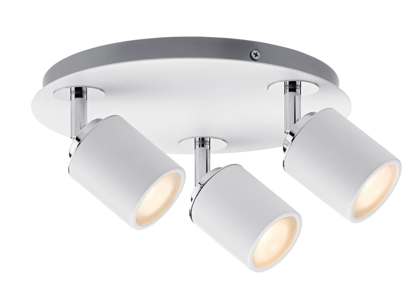 Paulmann Spotlight Tube IP44 Rondell max 3x10W GU10 Weiß/Chrom 230V Metall