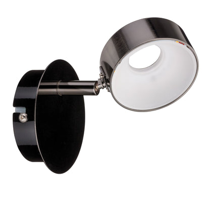 Paulmann Spotlight Funnel 1x6W Schwarzchrom/Chrom 230V Metall dimmbar