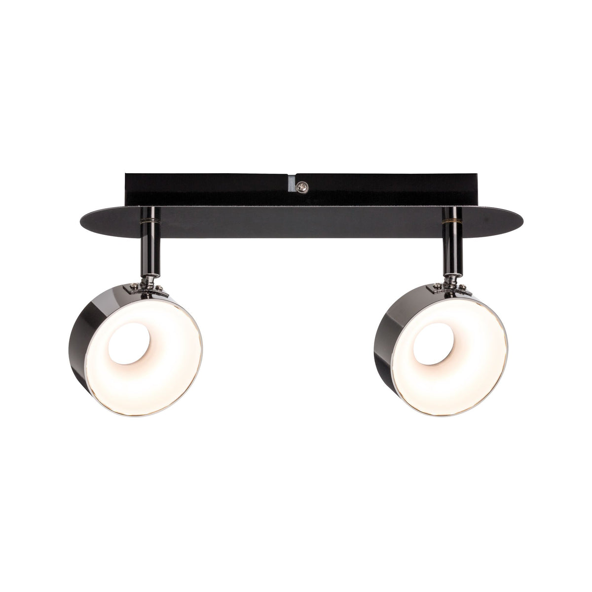 Paulmann Spotlight Funnel 2x6W Schwarzchrom/Chrom 230V Metall dimmbar