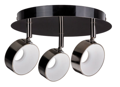 Paulmann Spotlight Funnel 3x6W Schwarzchrom/Chrom 230V Metall dimmbar