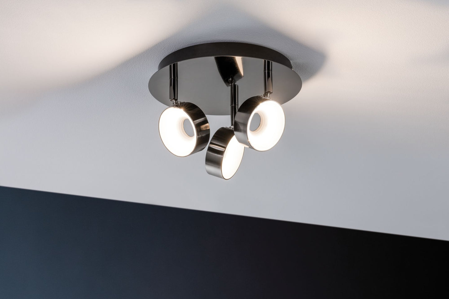 Paulmann Spotlight Funnel 3x6W Schwarzchrom/Chrom 230V Metall dimmbar