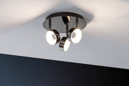 Paulmann Spotlight Funnel 3x6W Schwarzchrom/Chrom 230V Metall dimmbar