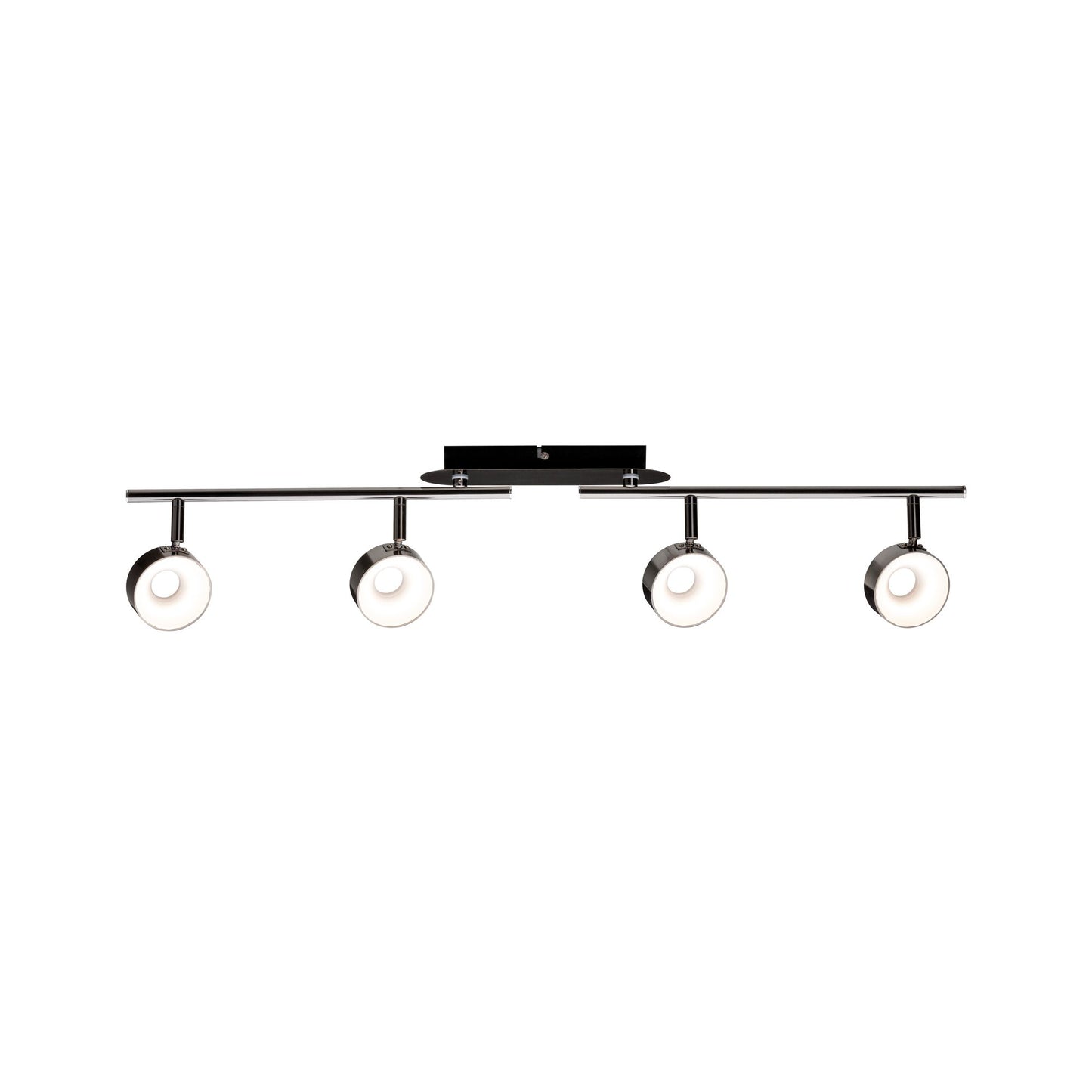 Paulmann Spotlight Funnel 4x6W Schwarzchrom/Chrom 230V Metall dimmbar