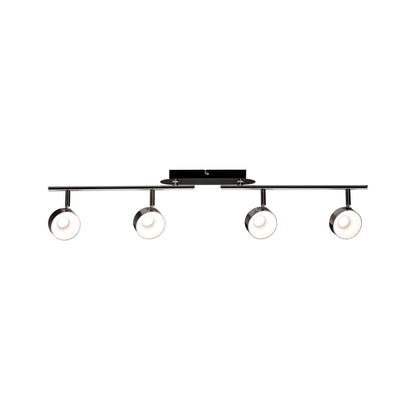 Paulmann Spotlight Funnel 4x6W Schwarzchrom/Chrom 230V Metall dimmbar