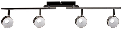 Paulmann Spotlight Funnel 4x6W Schwarzchrom/Chrom 230V Metall dimmbar
