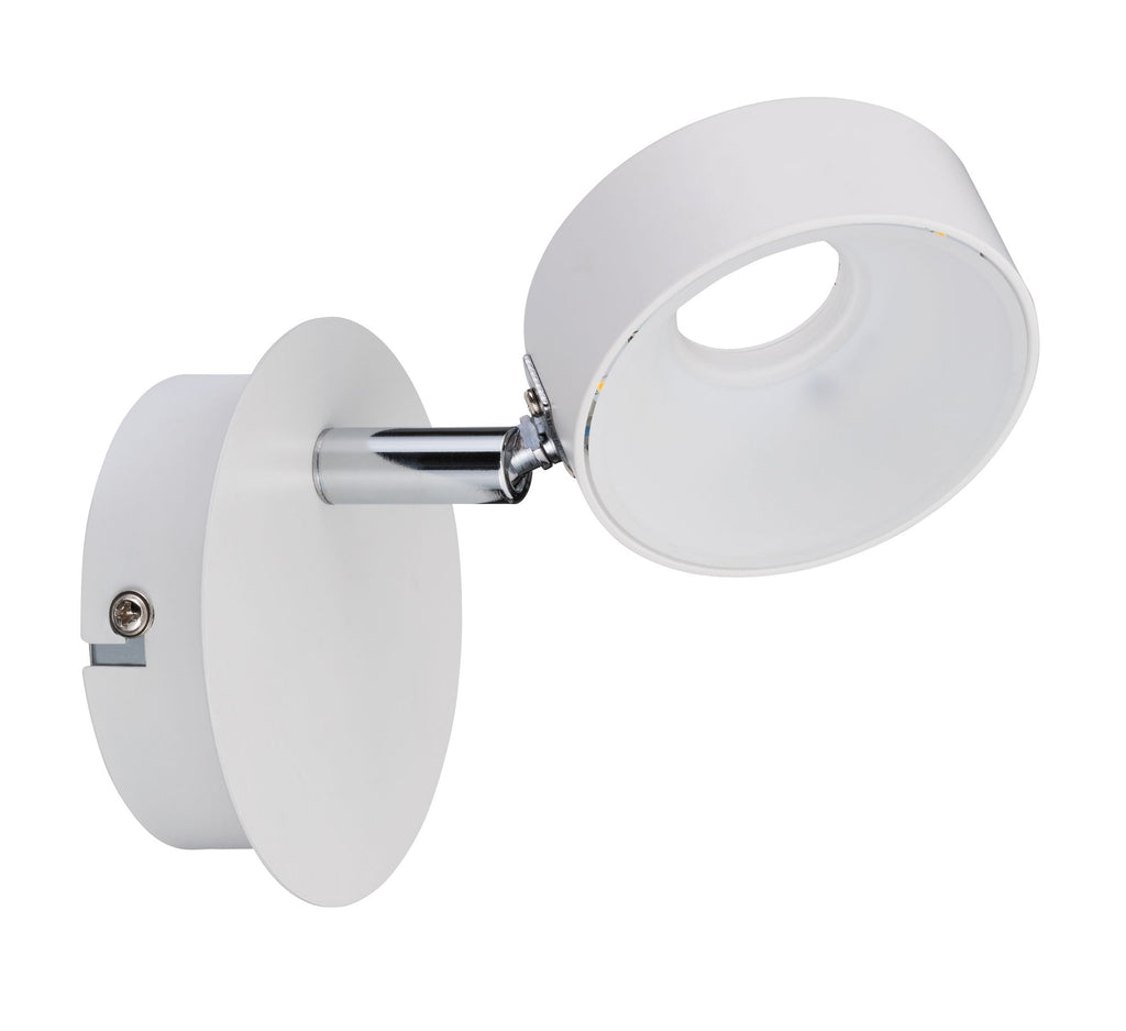 Paulmann Spotlight Funnel 1x6W Weiß matt/Chrom 230V Metall dimmbar