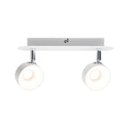 Paulmann Spotlight Funnel 2x6W Weiß matt/Chrom 230V Metall dimmbar