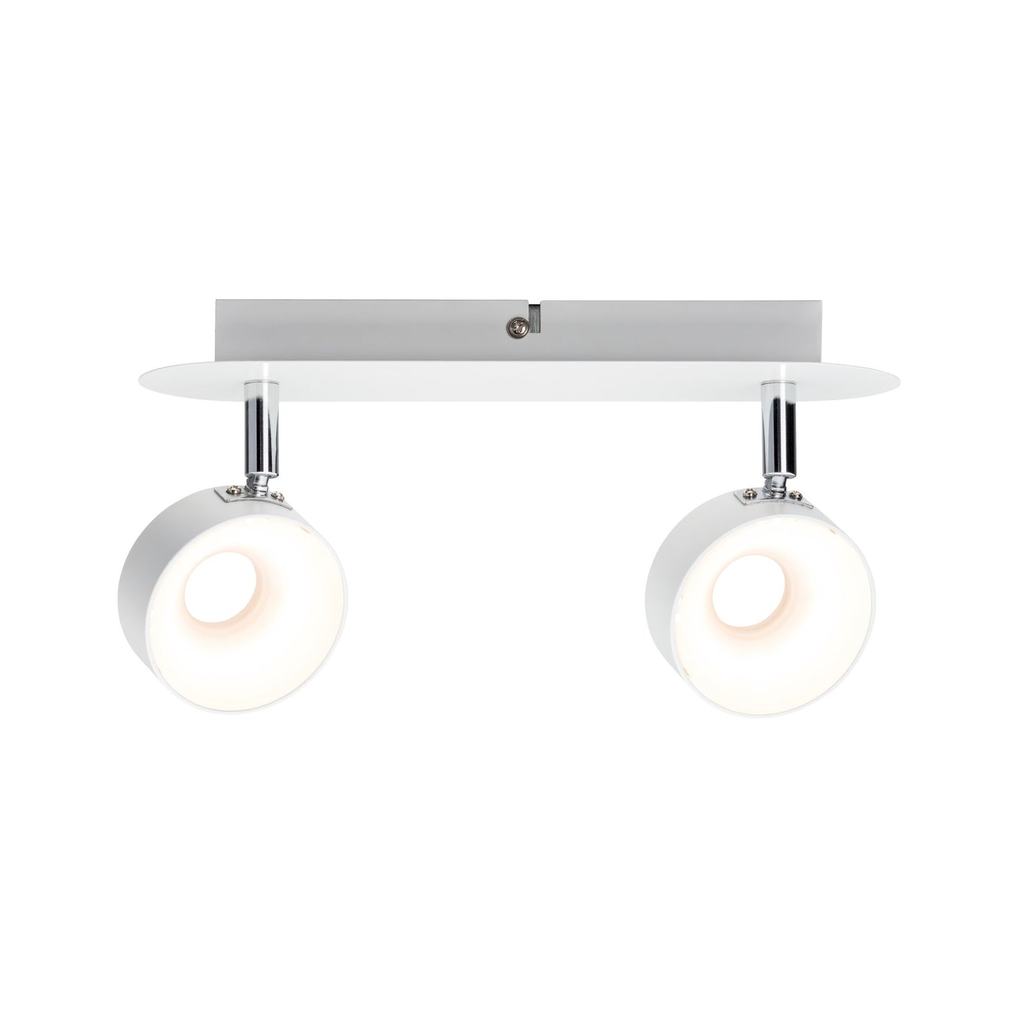 Paulmann Spotlight Funnel 2x6W Weiß matt/Chrom 230V Metall dimmbar