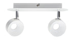 Paulmann Spotlight Funnel 2x6W Weiß matt/Chrom 230V Metall dimmbar