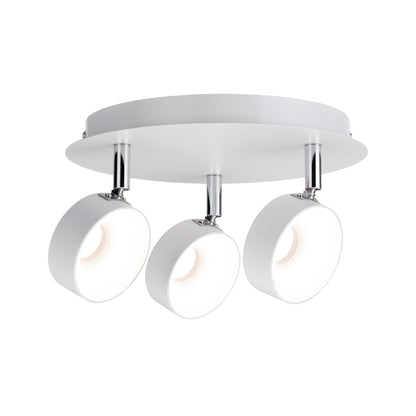 Paulmann Spotlight Funnel 3x6W Weiß matt/Chrom 230V Metall dimmbar