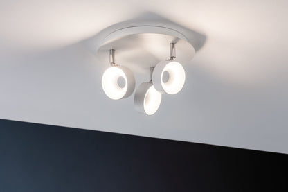 Paulmann Spotlight Funnel 3x6W Weiß matt/Chrom 230V Metall dimmbar