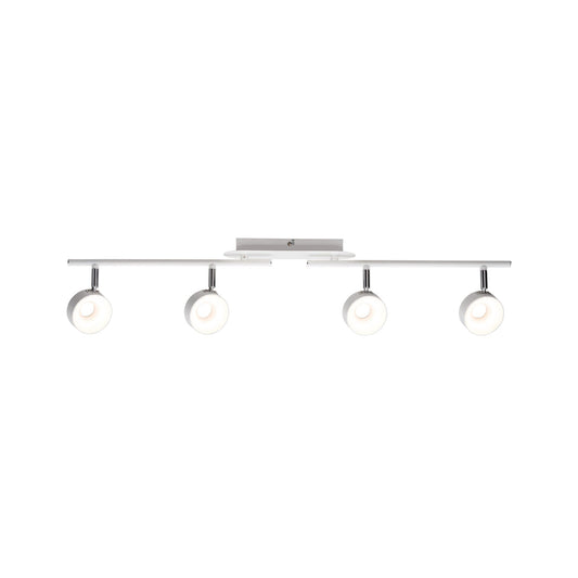 Paulmann Spotlight Funnel 4x6W Weiß matt/Chrom 230V Metall dimmbar