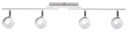 Paulmann Spotlight Funnel 4x6W Weiß matt/Chrom 230V Metall dimmbar