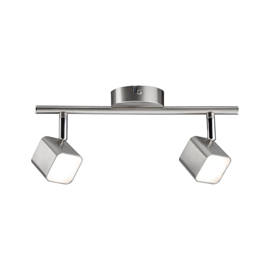 Paulmann Spotlight Cubik 2x4W Eisen geb. 230V Metall/Kunstsoff