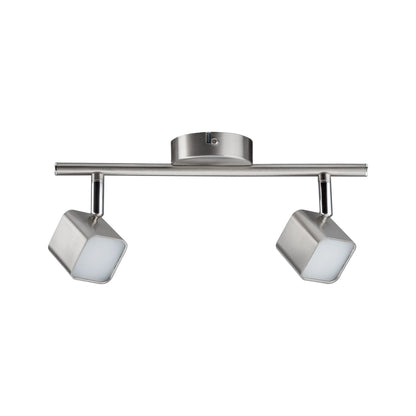 Paulmann Spotlight Cubik 2x4W Eisen geb. 230V Metall/Kunstsoff