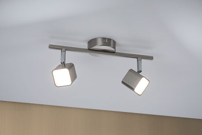 Paulmann Spotlight Cubik 2x4W Eisen geb. 230V Metall/Kunstsoff