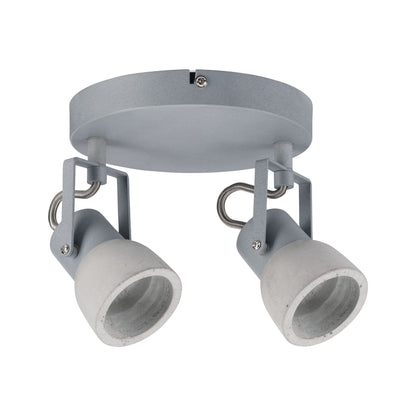 Paulmann Spotlight Ogma max 2x10W GU10 Grau 230V Metall/Beton