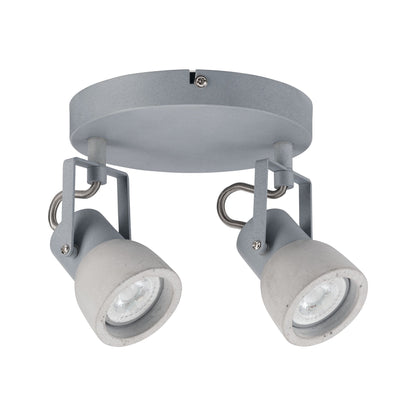 Paulmann Spotlight Ogma max 2x10W GU10 Grau 230V Metall/Beton