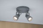 Paulmann Spotlight Ogma max 2x10W GU10 Grau 230V Metall/Beton