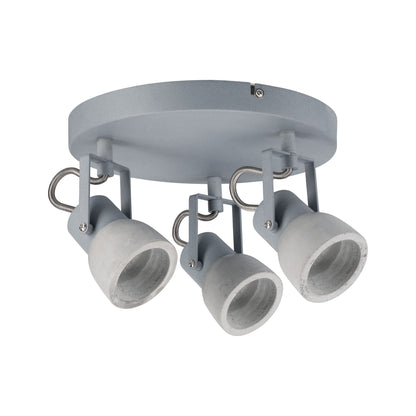 Paulmann Spotlight Ogma max 3x10W GU10 Grau 230V Metall/Beton