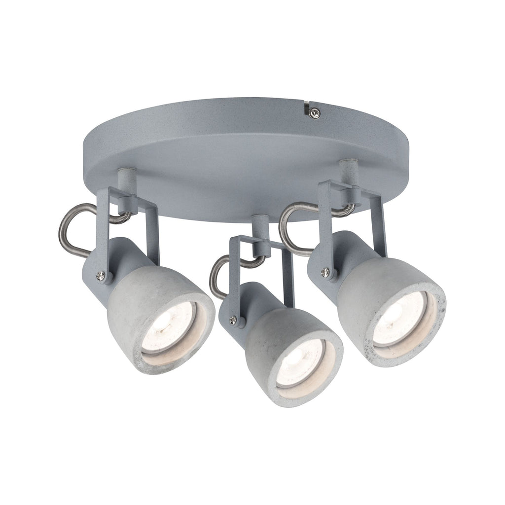 Paulmann Spotlight Ogma max 3x10W GU10 Grau 230V Metall/Beton