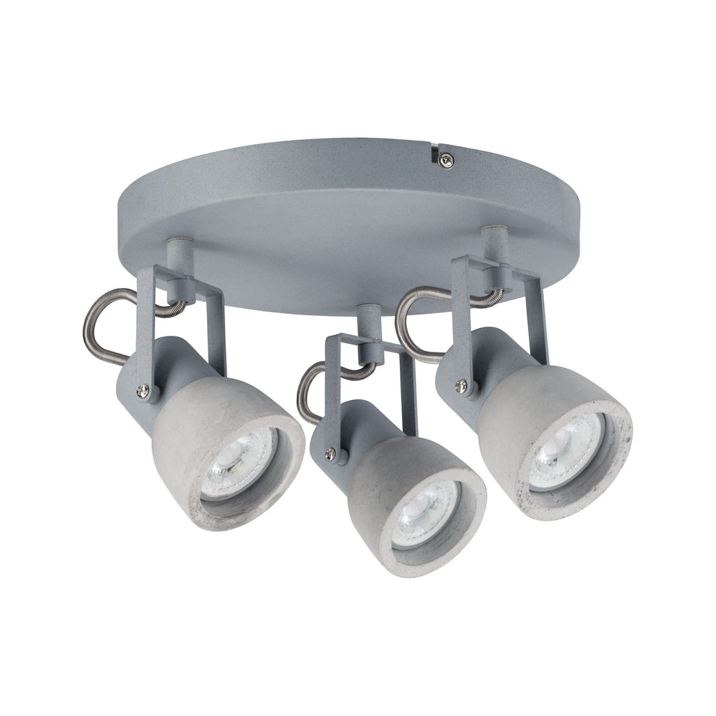 Paulmann Spotlight Ogma max 3x10W GU10 Grau 230V Metall/Beton
