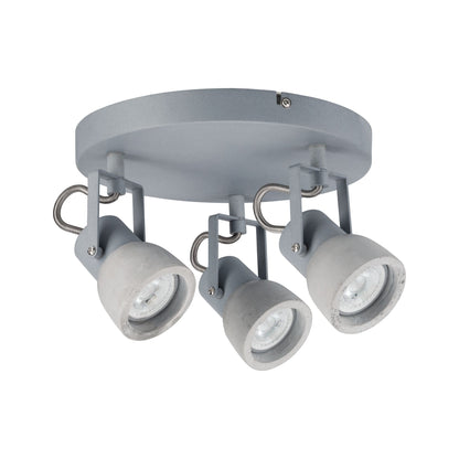 Paulmann Spotlight Ogma max 3x10W GU10 Grau 230V Metall/Beton