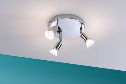 Paulmann Spotlight Carolina IP44 GU10   230V max. 3x10W dimmbar Chrom