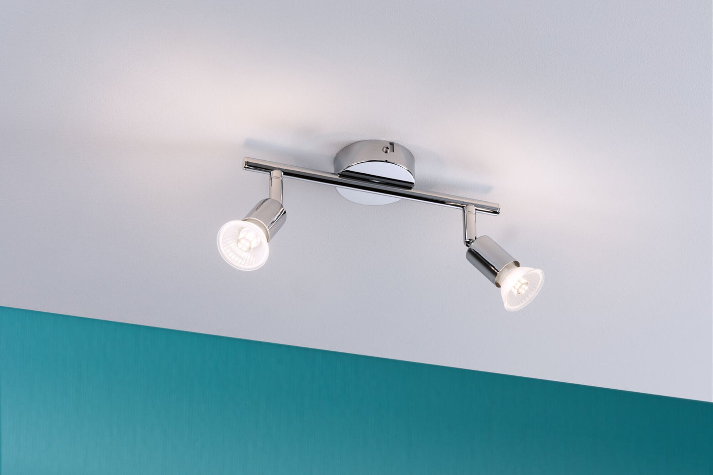 Paulmann Spotlight Carolina IP44 GU10   230V max. 2x10W dimmbar Chrom