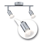 Paulmann Spotlight Carolina IP44 GU10   230V max. 2x10W dimmbar Chrom