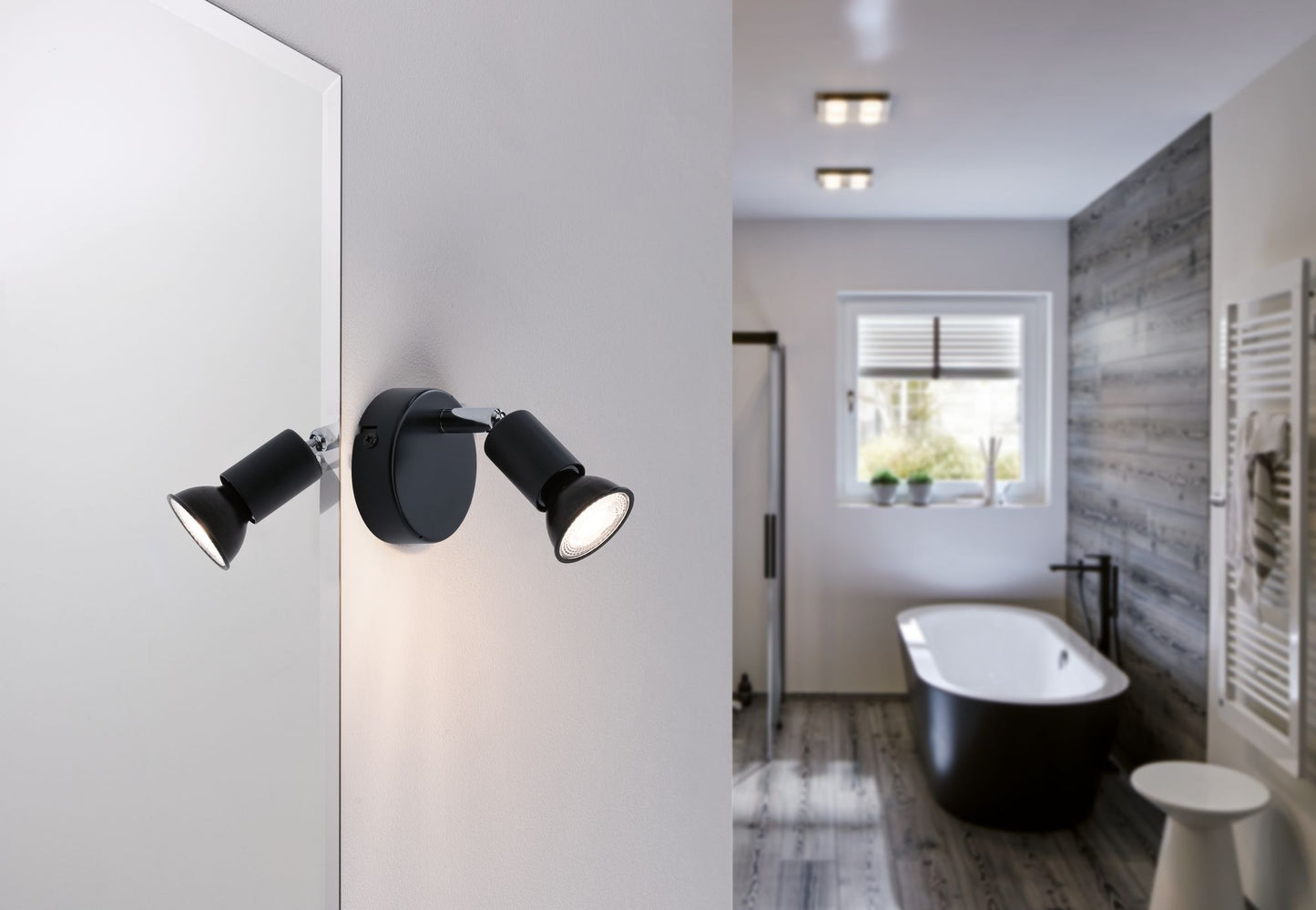 Paulmann Spotlight Carolina IP44 max1x_W GU10 Anthrazit 230V Metall