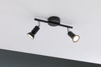 Paulmann Spotlight Carolina IP44 max2x_W GU10 Anthrazit 230V Metall