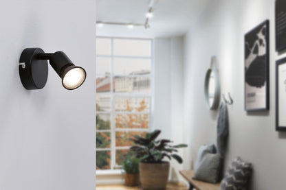 Paulmann Spotlight Carolina max 1x10W GU10 Schwarz matt 230V Metall