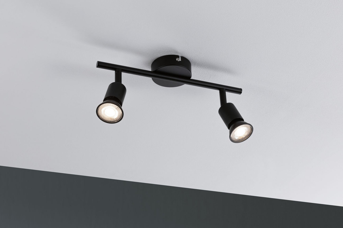 Paulmann Spotlight Carolina max 2x10W GU10 schwarz matt 230V Metall