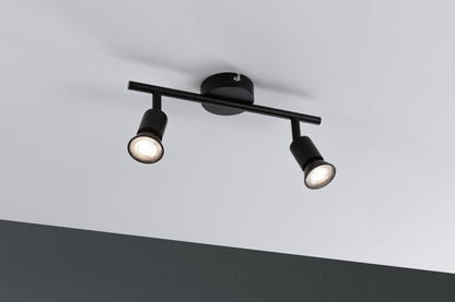 Paulmann Spotlight Carolina max 2x10W GU10 schwarz matt 230V Metall