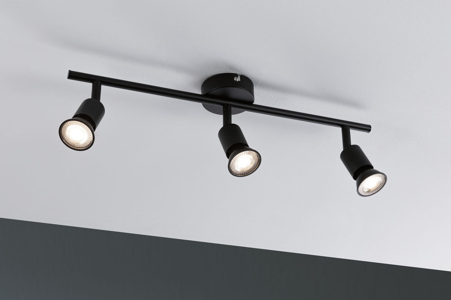 Paulmann Spotlight Carolina max 3x10W GU10 schwarz matt 230V Metall