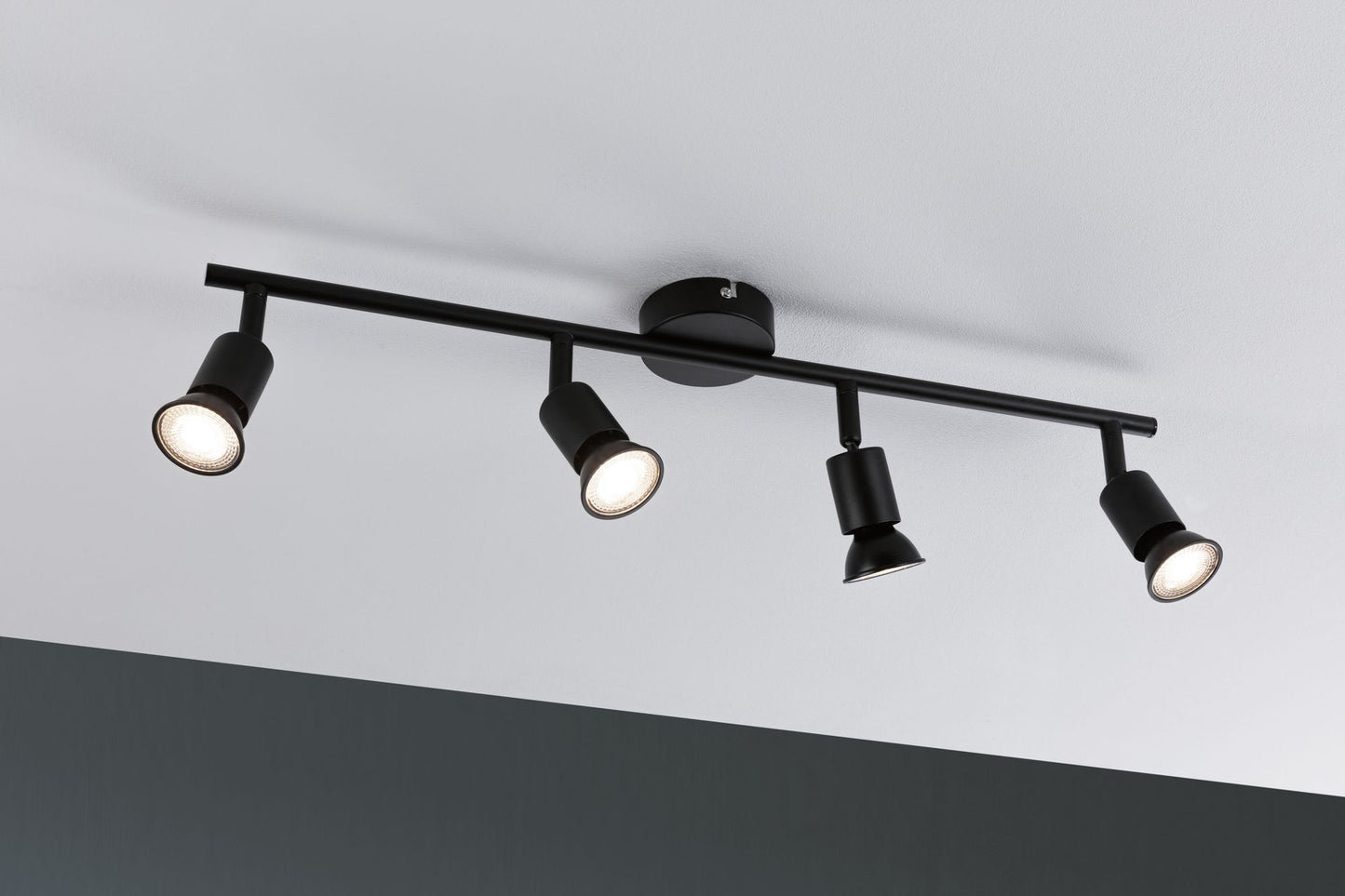 Paulmann Spotlight Carolina max 4x10W GU10 Schwarz matt 230V Metall