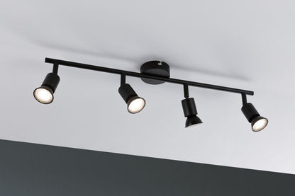 Paulmann Spotlight Carolina max 4x10W GU10 Schwarz matt 230V Metall