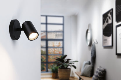 Paulmann Spotlight Zyli IP44 GU10   230V max. 10W dimmbar Schwarz matt