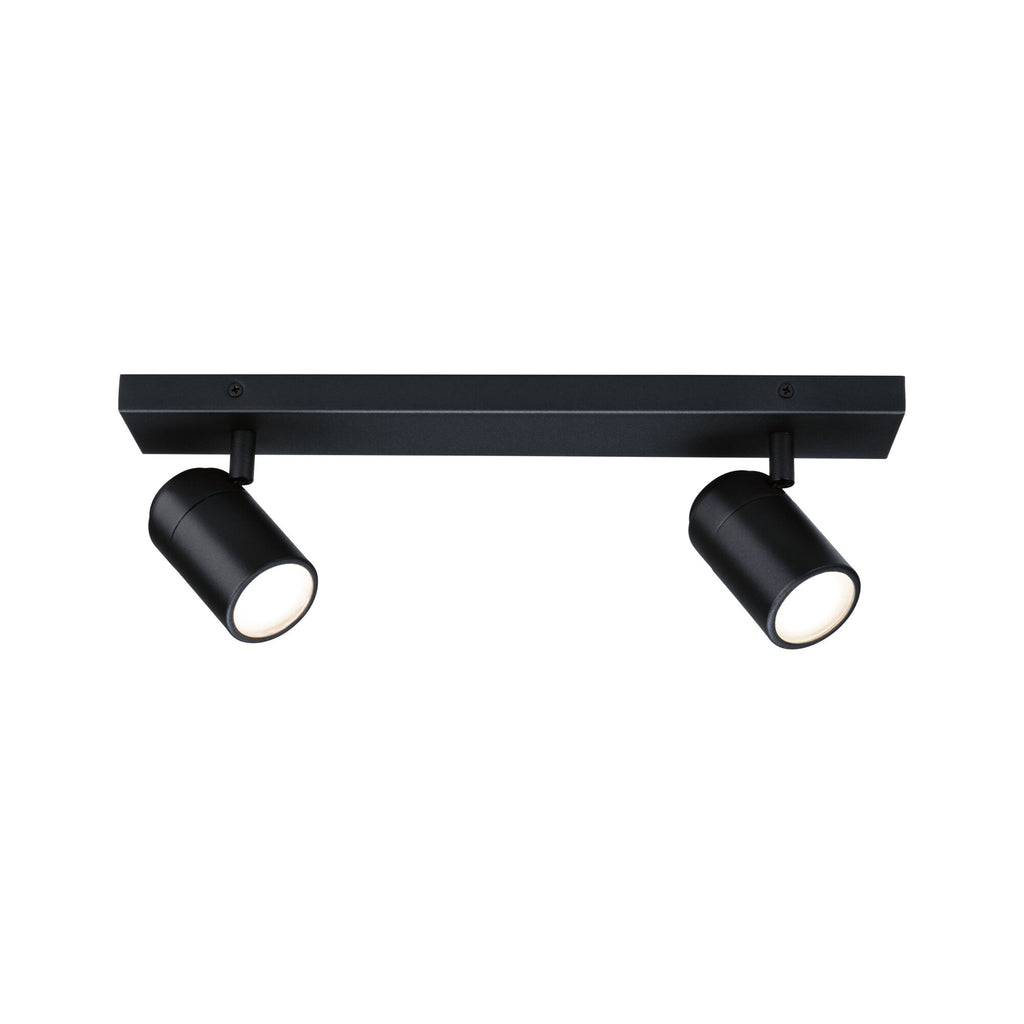 Paulmann Spotlight Zyli IP44 GU10   230V max. 2x10W dimmbar Schwarz matt