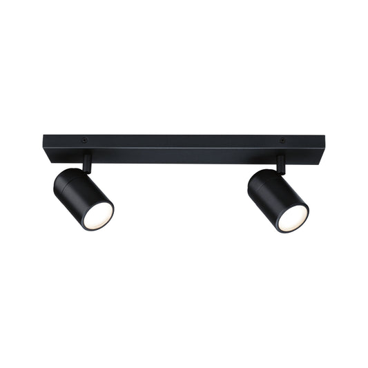 Paulmann Spotlight Zyli IP44 GU10   230V max. 2x10W dimmbar Schwarz matt
