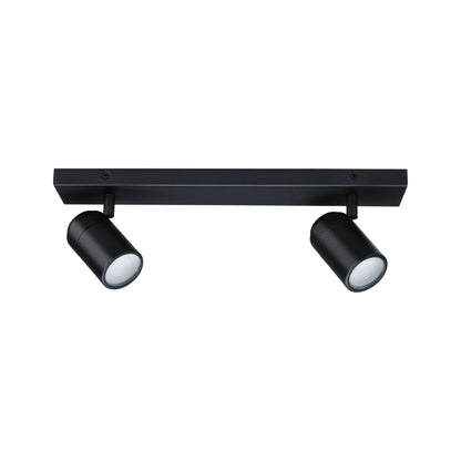 Paulmann Spotlight Zyli IP44 GU10   230V max. 2x10W dimmbar Schwarz matt
