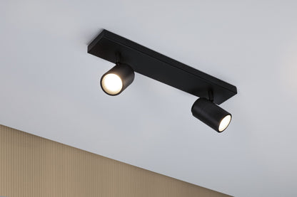 Paulmann Spotlight Zyli IP44 GU10   230V max. 2x10W dimmbar Schwarz matt