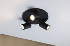 Paulmann Spotlight Zyli IP44 GU10   230V max. 3x10W dimmbar Schwarz matt